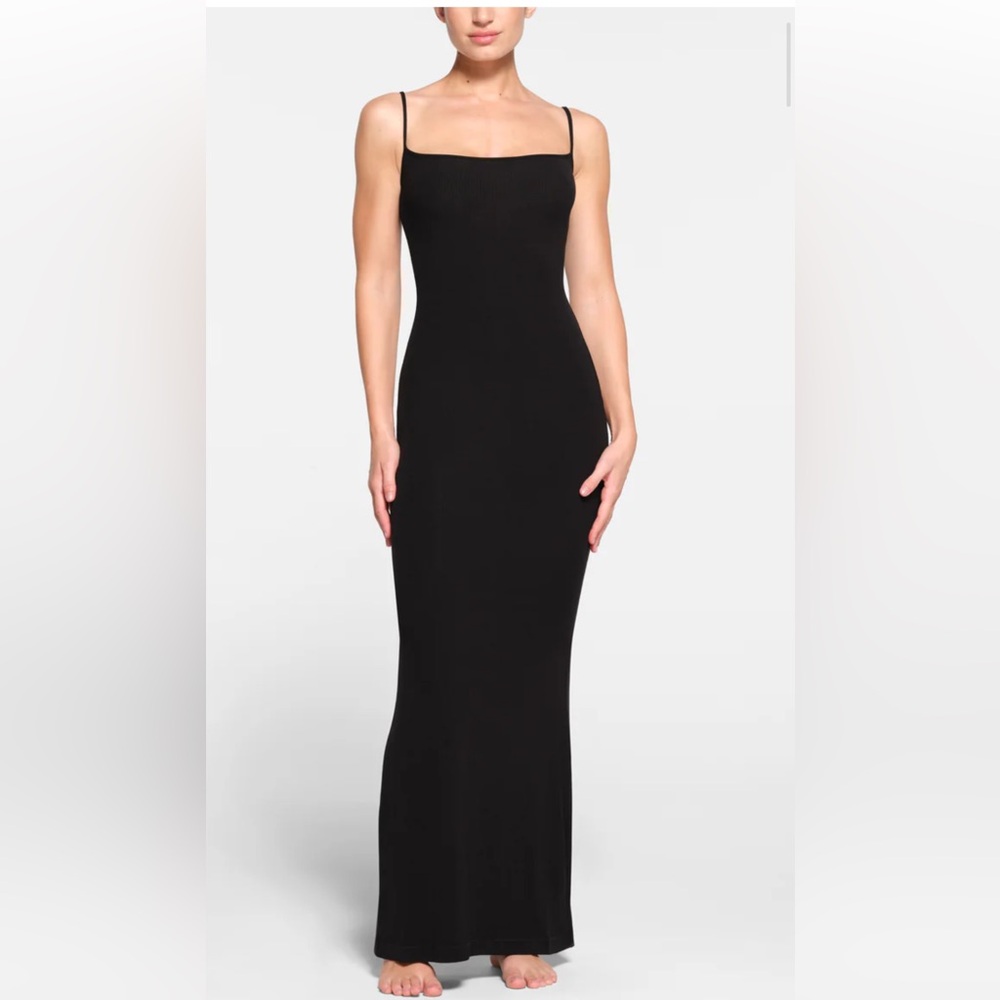 Skims long slip dress